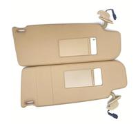 Dark Beige 1 Pair Sun Visor With Mirror For Beetle For Golf For Jetta MK4 For Passat B5 For Skoda Superb 1998-2013 Auto Parts