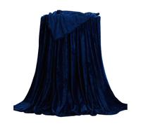 (Dark Blue, 50x70cm) Coral Fleece Blankets Super Soft Shaggy Universal Solid-color Fleece Blankets For Sofa