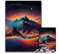 Dark Blue And Red Clouds 1000-Piece Jigsaw Puzzle Jigsaw Puzzles for Adults Challenging Brain Teaser - Relaxing Toy for Teenagers 26X38CM/10.23x14.96inch