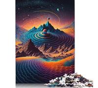 Dark Blue And Red Clouds Puzzles 1000 Pieces Paper Puzzles for Adults And Teenager Family Game Christmas Eve Gifts 1000pcs (75x50cm)