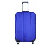 Dark Blue Bright Wood Grain Print Travel Luggage Covers, Washable Suitcase Covers Protector for Luggage 18-32 Inch High Elasticity, Black, Small