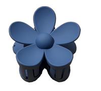 Dark Blue Candy Colored Hair Claw Clips Flower Hair Clips - Big Cute Claw Clips, Thick Hair, Scrub, Hair Clip Sweet Flower Clip