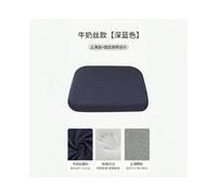 (Dark Blue, Cotton) Memory Foam Seat Cushion Slow Rebound Support Ergonomic for Car Office and Student Seat Cushion Prolonged Sitting God Tool