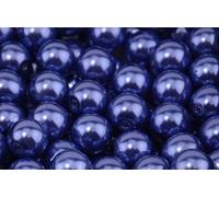 Dark Blue Glass Pearl Beads Round 4mm - Approx 200pcs