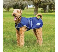 (Dark Blue/Grey/White, 25Cm) Weatherbeeta Comfitec Premier Free Parka Deluxe Dog Coat Medium