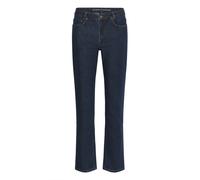 Dark Blue High Straight Jeans - female - My Essential Wardrobe - Straight Fit Jeans - Blue - W30 L32 - Jeans W30 L32