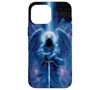 Dark Blue Hooded Arc Angel Archangel Case for iPhone 16 Pro Max