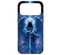 Dark Blue Hooded Arc Angel Archangel Case for iPhone 17 Pro Max