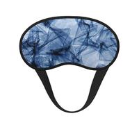 Dark Blue Marble Print Adjustable Eye Cover for Sleeping, Comfortable, Pressure-Free and Breathable Sleeping Masks