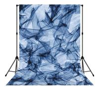 Dark Blue Marble Print Photo Studio Background 5x7ft Soft Photo Backdrop Curtain For Studio Content Creator Equipment