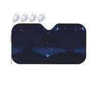 Dark Blue Night View It is a car Windshield Sun Visor, which Does not take up Too Much Space and Protects The Environment Inside The car.