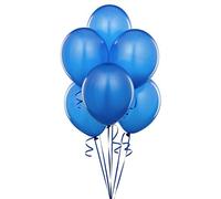 Dark Blue Pearlised 10 in balloons Party Decorations Birthday Anniversary by shatchi