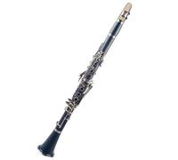 Dark Blue Plastic Body Clarinet Bb White Copper Nickel Plated 17 Key Woodwind Instrument Clarinet Musical Instruments