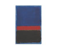 Dark Blue Red Black 1959 by Mark Rothko Print Poster Cool Artworks Painting Wall Art Canvas Prints Hanging Picture Posters 24x36inch(60x90cm)