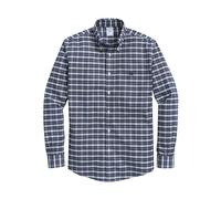 Dark-Blue Regular Fit Non-Iron Stretch Cotton Shirt with Button-Down Collar - male - Brooks Brothers - Casual Shirts - Blue - L - Shirts L