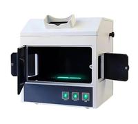 Dark Box UV Ultraviolet Analyzer,Lab Ultraviolet Analysis Tester Fluorescence Detector with Observation Window for Product Testing,254nm/365nm Wavelength