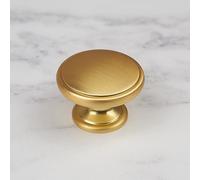 Dark Brass Kitchen Cupboard Knob 38mm Diameter 10 Pack Cabinet Drawer Pull