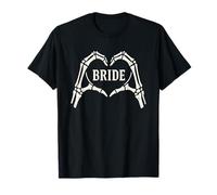 Dark Bride Skeleton Romance Halloween Party T-Shirt