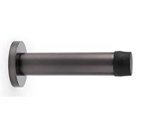 Dark Bronze Solid Brass Cylinder Projected Door Stop - Internal Doors Enter Exit