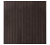 vidaXL Dark Brown Bamboo Area Rug - 100x100 cm Square, Water-Resistant & Anti-Slip - Ideal for Living Room, Office, Lounge