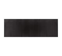 vidaXL Bamboo Rug Rectangular Dark Brown 100x300 cm