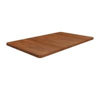 (dark brown, 100 x 60 x 2.5 cm) vidaXL Bathroom Countertop Treated Desktop Replacement Top Tabletop Solid Wood