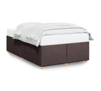 (dark brown, 120 x 190 cm) vidaXL Bed Frame Bed Base Bedstead Mattress Foundation Cream 100x200 cm Fabric
