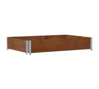 (dark brown, 120 x 80 cm/ 1 pcs) vidaXL Pallet Collars Garden Raised Bed Vegetable Planter Box Solid Wood Pine