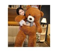 (dark brown, 120cm) High Quality Giant American Bear Plush Doll Soft Stuffed Animal Teddy Bear