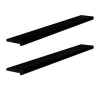 (dark brown, 160 x 20 x 2 cm) vidaXL Window Sills Window Ledge Window Board 2 pcsÂ Untreated Solid Wood Oak