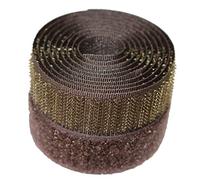 Dark Brown 20mm Sew-on Hook & Loop Tape Alfatex® Brand supplied by the Velcro Companies - Various Lengths (Length: 25m)