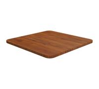 (Dark brown, 40 x 40 x 1.5 cm (L x W x T)) vidaXL Solid Wood Oak Square Table Top Desktop Multi Colours Brown Multi Sizes