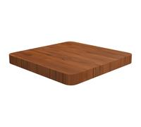 Vidaxl Square Table Top Dark Brown 40X40X4Cm Treated Solid Wood Oak, Brown