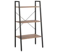 (dark brown, 56 x 35 x 108 cm) vidaXL Standing Shelf Storage Organiser Shelf Rack Ladder Shelf Bookshelf