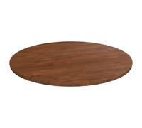 (dark brown, 60 x 1.5 cm) vidaXL Solid Wood Oak Round Table Top Untreated Table Top Multi Colours/Sizes