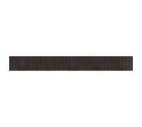 Rug Floor Mat Area Carpet Runner Rectangular Dark Brown Bamboo vidaXL