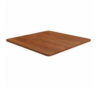 (Dark brown, 60 x 60 x 1.5 cm (L x W x T)) vidaXL Solid Wood Oak Square Table Top Desktop Multi Colours Brown Multi Sizes