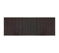 vidaXL Dark Brown Bamboo Rug - Rectangular Floor Mat/Carpet Runner for Living Room, Bedroom, or Hallway - Water-Resistant with Anti-Slip Backing, Easy-Clean Design, 70x200cm