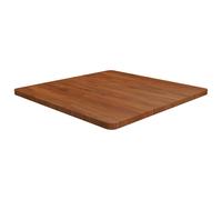 (Dark brown, 70 x 70 x 2.5 cm (L x W x T)) vidaXL Solid Wood Oak Square Table Top Desktop Multi Colours Brown Multi Sizes