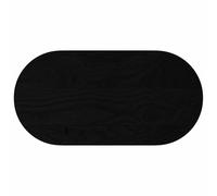 (dark brown, 80 x 40 x 2 cm) vidaXL Table Top Replacement Board DIY Dining Table Top Solid Wood Oak Oval