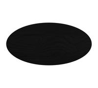 vidaXL Table Top Dark Brown 80x40x4 cm Solid Wood Oak Oval