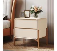 Dark Brown Bedside Table with 2 Drawers40x40x50cm Stylish Bedroom & Living Room Furniture SpaceSaving Nightstand Modern Design Functional Storage Solution