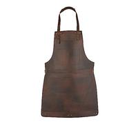 Dark Brown Full Grain Leather Apron Butcher -Cook-BBQ -Cooking - Wood work - Cheff - BBq Grill Gift - DIY - Grill Apron