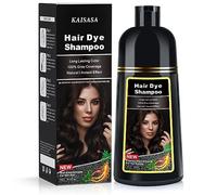 Dark Brown Hair Dye Shampoo, Hair Color Shampoo 3 in 1, Semi-Permanent Gray Coverage for Woman & Man, Mild Formula, Lasts 30 Days (500ml)