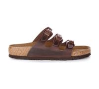 Dark Brown Leather Sandal with Adjustable Straps - male - Birkenstock - Sliders - Brown - 7 UK - Shoes 7 UK