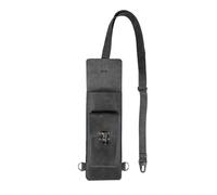 (dark brown, One size) Medieval Shoulder Back Quiver Bow Quiver Leather Arrows Holder for LARP Renaissances Halloween Cosplays Party Costume Black