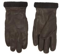 Dark Brown Primaloft Deerskin Gloves UK 9