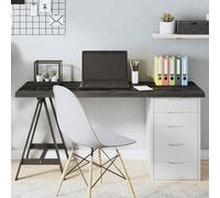 vidaXL Table Top Dark Brown 140x60x(2-4) cm Treated Solid Wood Oak NEW