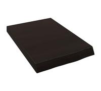 Dark Brown Solid Oak Washbasin Top 40 x 60 x (2-6) cm with Natural Edge, Scratch-Resistant and Waterproof, Ideal for Bathroom, Kitchen, Workshop, DIY and Cooking Island
