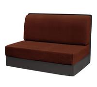 (dark brown) Stretch Jacquard RV Dinette Cushion Cover Animal Protection Washable Loveseat RV Camper Car Bench Seats Restaurant Slipcovers